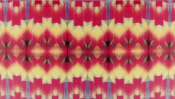 A red and yellow pattern is shown in this image.